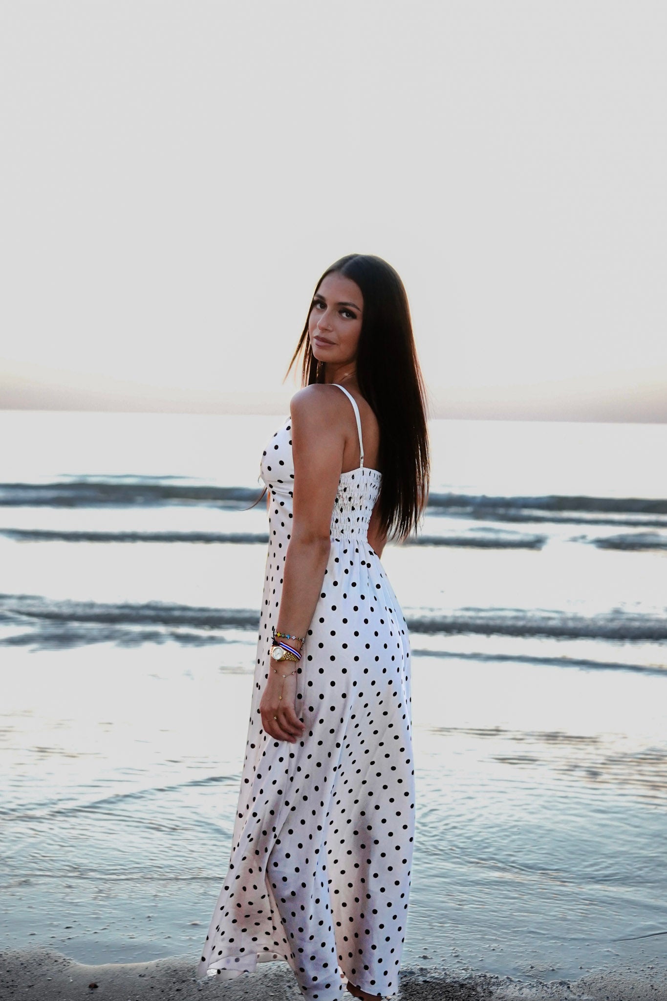 Robe à pois