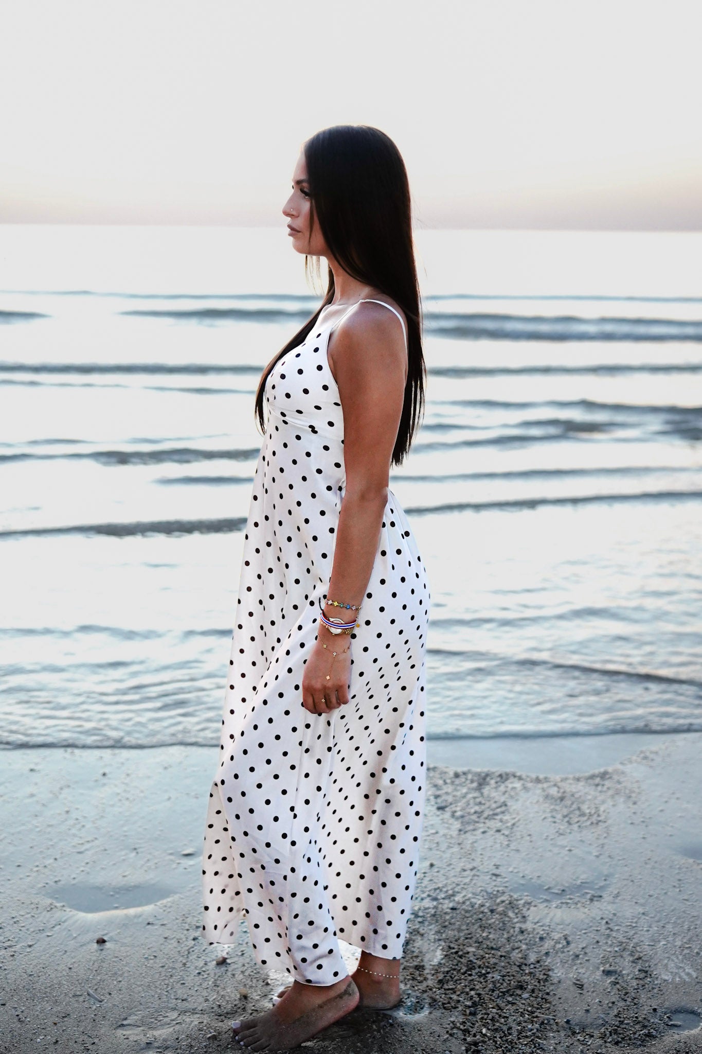 Robe à pois